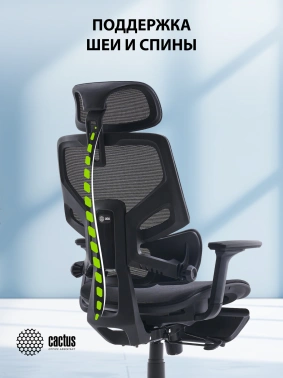 Кресло Cactus  CS-CHR-MC01-BLBK