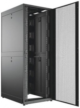 Шкаф серверный C3 Solutions (C3.RF4202) напольный 42U 600x1200мм пер.дв.перфор. 2 бок.пан. задн.дв.перфор.2-хст. 1500кг черный 1200мм 150кг 1982мм сталь
