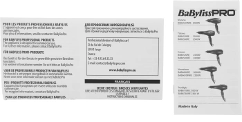 Фен Babyliss Pro Prodigio