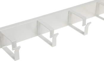 Кабельный органайзер горизонтальный Lande LN-KDG-YKD-1UKN-LG односторонний кольца 1U шир.:19