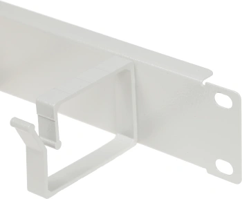 Кабельный органайзер горизонтальный Lande LN-KDG-YKD-1UKN-LG односторонний кольца 1U шир.:19