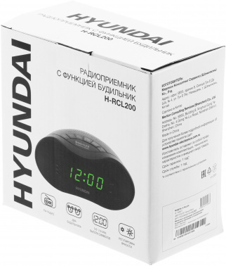 Радиобудильник Hyundai H-RCL200