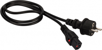 Шнур питания Lanmaster LAN-PP13L/SH-1.8-BK