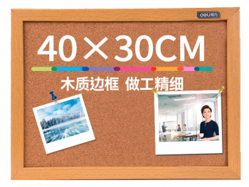 Доска пробковая Deli  8761