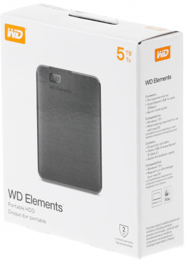 Жесткий диск WD USB3.0 5TB WDBU6Y0050BBK-WESN