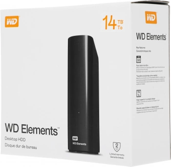 Жесткий диск WD USB3.0 14TB WDBWLG0140HBK-EESN