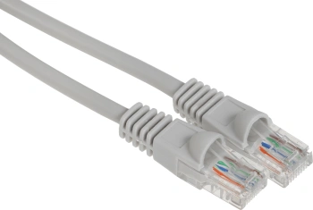 Патч-корд cat.5E stranded molded 10м серый RJ-45 (m)-RJ-45 (m)
