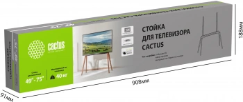 Подставка для телевизора Cactus CS-ST3646BKWN