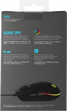 Мышь Logitech G102 LightSync