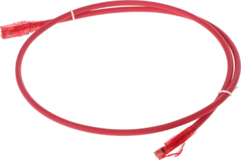 Патч-корд Hyperline PC-LPM-UTP-RJ45-RJ45-C5e-1M-LSZH-RD