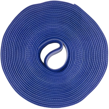 Хомут-липучка Hyperline WASNR-5X25-BL 5000x25мм (упак:1шт) полиамид синий