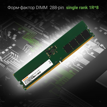Память DDR5 16Gb 4800MHz Digma  DGMAD54800016S