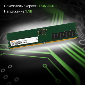 Память DDR5 16Gb 4800MHz Digma  DGMAD54800016S