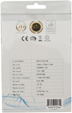 Вентилятор для корпуса Thermalright  TL-C12015W-S
