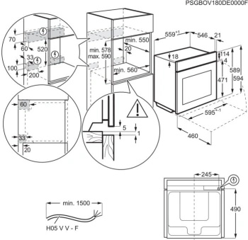 Духовой шкаф Электрический Electrolux EOB8S39Z
