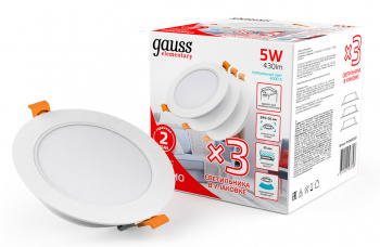 Светильник Gauss Elementary  Downlight
