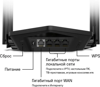 Роутер беспроводной Mercusys MR80X