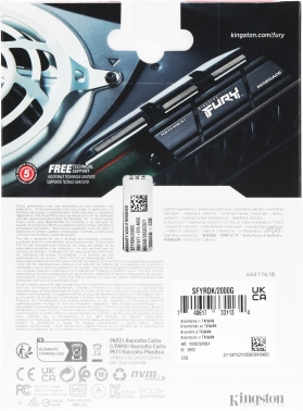 Накопитель SSD Kingston PCIe 4.0 x4 2000GB SFYRDK/2000G