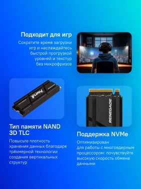 Накопитель SSD Kingston PCIe 4.0 x4 2000GB SFYRDK/2000G