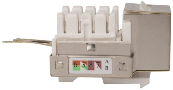 Модуль WRline WR-KJ-RJ45-C5E-SH-90 информ. KeystoneRJ45 1 кат.5E FTP черн.