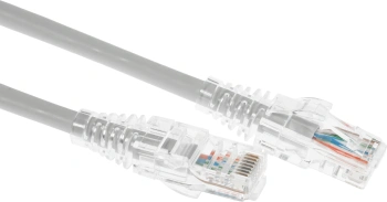 Патч-корд WRline WR-PC-RJ45-UTP-5E-1-GY UTP RJ-45 вил.-вилка RJ-45 кат.5E 1м серый LSZH