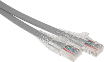 Патч-корд WRline WR-PC-RJ45-UTP-5E-10-GY UTP RJ-45 вил.-вилка RJ-45 кат.5E 10м серый LSZH (уп.:1шт)