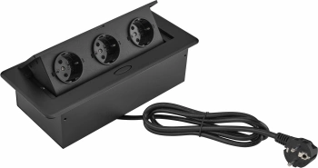 Розетка Cactus  CS-SOCKET-EU3-BK