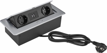 Розетка Cactus  CS-SOCKET-EU/USBA-GY