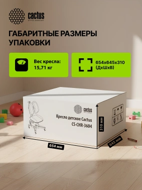 Кресло детское Cactus  CS-CHR-3604BL
