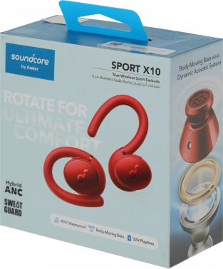 Гарнитура внутриканальные Anker Soundcore Sport X10