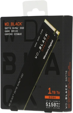 Накопитель SSD WD S PCIe 4.0 x4 1TB WDS100T3X0E