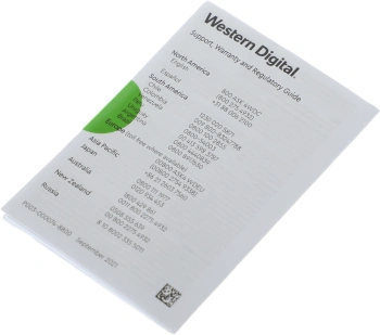 Накопитель SSD WD S PCIe 3.0 x4 1TB WDS100T3G0C