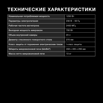 Микроволновая Печь Hyundai HYM-D3010