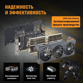 Видеокарта Asus PCI-E 4.0  TUF-RTX4070TI-12G-GAMING