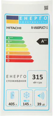 Холодильник Hitachi R-V660PUC7-1 PWH