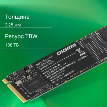 Накопитель SSD Digma PCIe 3.0 x4 256GB DGSM3256GM23T