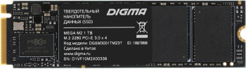 Накопитель SSD Digma PCIe 3.0 x4 1TB DGSM3001TM23T