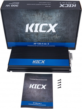 Усилитель автомобильный Kicx AP 120.4 ver.2
