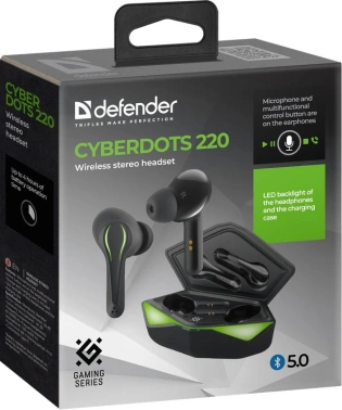 Наушники с микрофоном Defender CyberDots 220