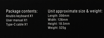 Клавиатура Redragon Anubis