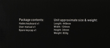 Клавиатура Redragon Hades