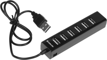 Разветвитель USB 2.0 Defender Quadro Swift