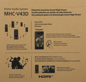 Минисистема Sony MHC-V43D