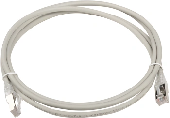 Патч-корд WRline WR-PC-RJ45-FTP-5E-2-GY FTP RJ-45 вил.-вилка RJ-45 кат.5E 2м серый LSZH