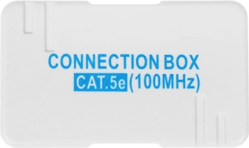 Адаптер WRline WR-CM-IDC-C5E проходн.Dual IDC кат.5E UTP бел.