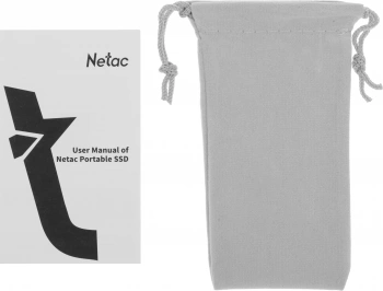 Накопитель SSD Netac USB-C 128GB NT01ZSLIM-128G-32BK