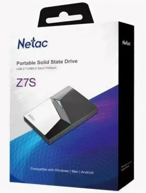 Накопитель SSD Netac USB-C 2TB NT01Z7S-002T-32BK