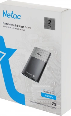 Накопитель SSD Netac USB-C 2TB NT01Z9-002T-32BK