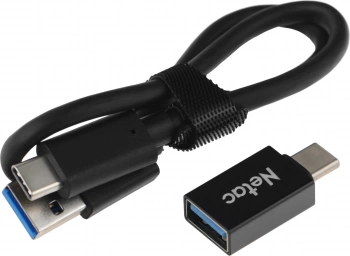 Накопитель SSD Netac USB-C 500GB NT01ZSLIM-500G-32BK