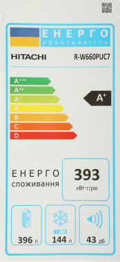 Холодильник Hitachi R-W660PUC7 GBK